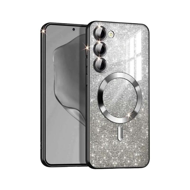 MagSafe glitter maskica Samsung S24 Black MagSafe glitter maskica Samsung S24 Black - Image 1