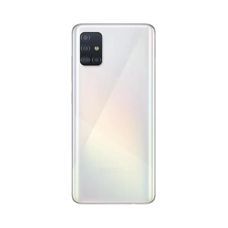 Poklopac sa staklom kamere SAMSUNG A51 Bijeli Poklopac sa staklom kamere SAMSUNG A51 Bijeli - Image 1