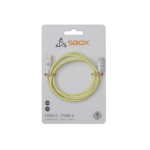SBOX KABAL USB TYPE C - USB TYPE C M/M 1M Žuti - 60W
