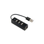 SBOX USB HUB H-204 - USB-2.0 4 Port Crni