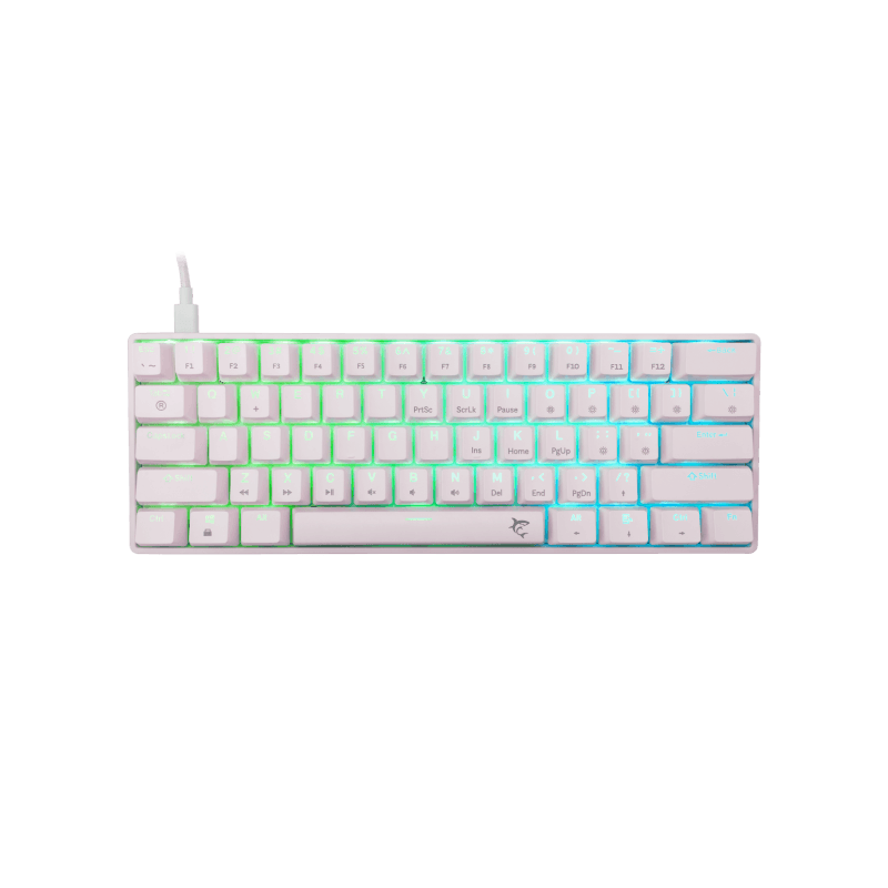 White Shark TASTATURA GK-004221 SHINOBI-2 Bijela – Mehanicka / US – BLUE SW. White Shark TASTATURA GK-004221 SHINOBI-2 Bijela - Mehanicka / US - BLUE SW. - Image 1