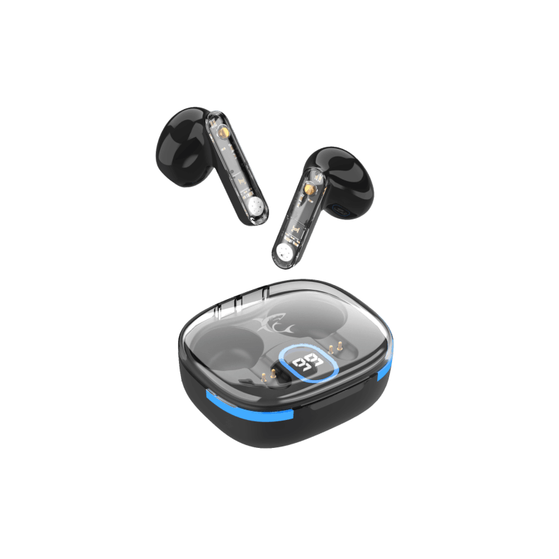 White Shark EARBUDS Slušalice + mikrofon Bluetooth GEB-TWS37 HYPERBEAT Crne White Shark EARBUDS Slušalice + mikrofon Bluetooth GEB-TWS37 HYPERBEAT Crne - Image 1