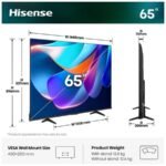 HISENSE TV LED 65"  65A6S, 4K Ultra HD, Smart TV, VIDAA Smart OS, Game Mode Plus, Dolby Vision, Filmmaker Mode,65A6S - Image 3