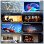 HISENSE TV LED 65"  65A6S, 4K Ultra HD, Smart TV, VIDAA Smart OS, Game Mode Plus, Dolby Vision, Filmmaker Mode,65A6S - Image 4