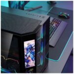 Kućište gaming RAMPAGE NOVA V2 9.16' LCD Display Hub Controller Black 7x12cm ARGB Pwm Fan, 43432 - Image 7