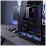 Kućište gaming RAMPAGE NOVA V2 9.16' LCD Display Hub Controller Black 7x12cm ARGB Pwm Fan, 43432 - Image 9