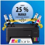 Printer EPSON EcoTank L3351 print/scan/copy Rez.5.760 x1.440 dpi. 33str/min Monokrom.15str/min Colour. USB, LAN.WiFi. Crno-siva boja. tinte br.103 - Image 4