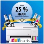 Printer EPSON EcoTank L3356 print/scan/copy Rez.5.760 x1.440 dpi. 33str/min Monokrom.15str/min Colour. USB, LAN.WiFi. Boja bijela. tinte br.103 - Image 4