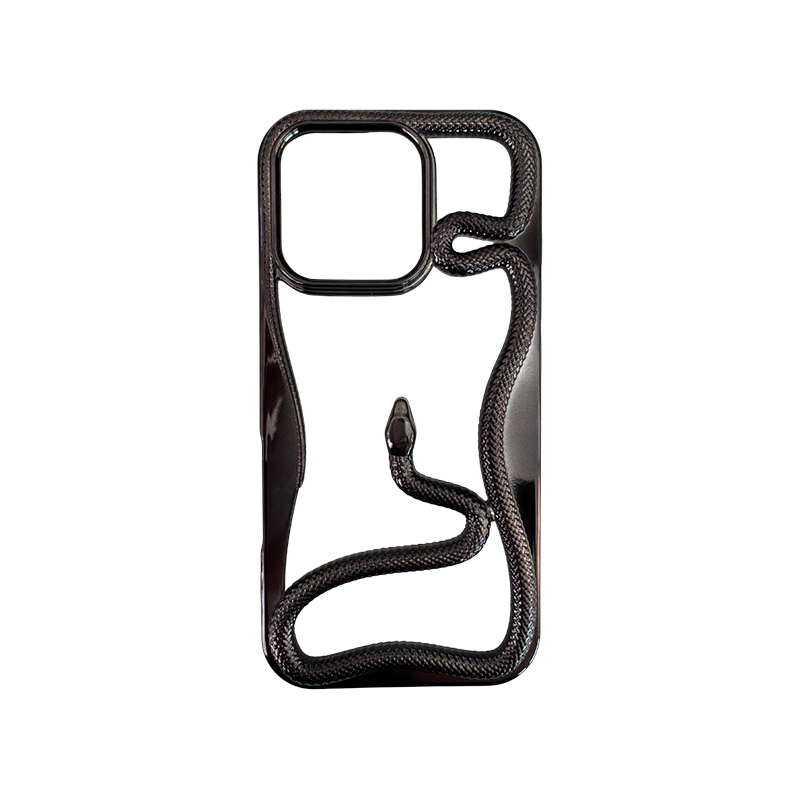 Snake maskica iPhone 16 Pro Black Snake maskica iPhone 16 Pro Black - Image 1