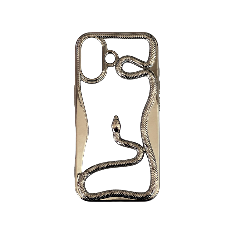 Snake maskica iPhone 16 Pro Silver Snake maskica iPhone 16 Pro Silver - Image 1
