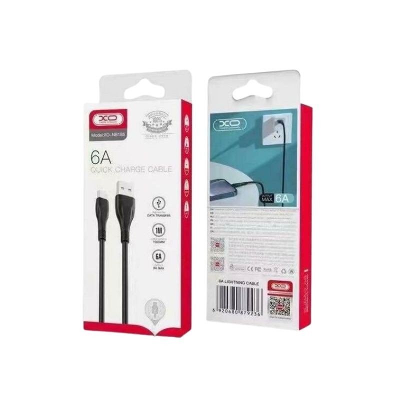 USB kabal XO NB185 USB-Iphone 1m USB kabal XO NB185 USB-Iphone 1m - Image 1