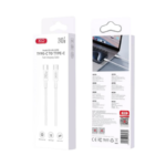 USB kabal XO NBQ298 Type C - Type C 240W White