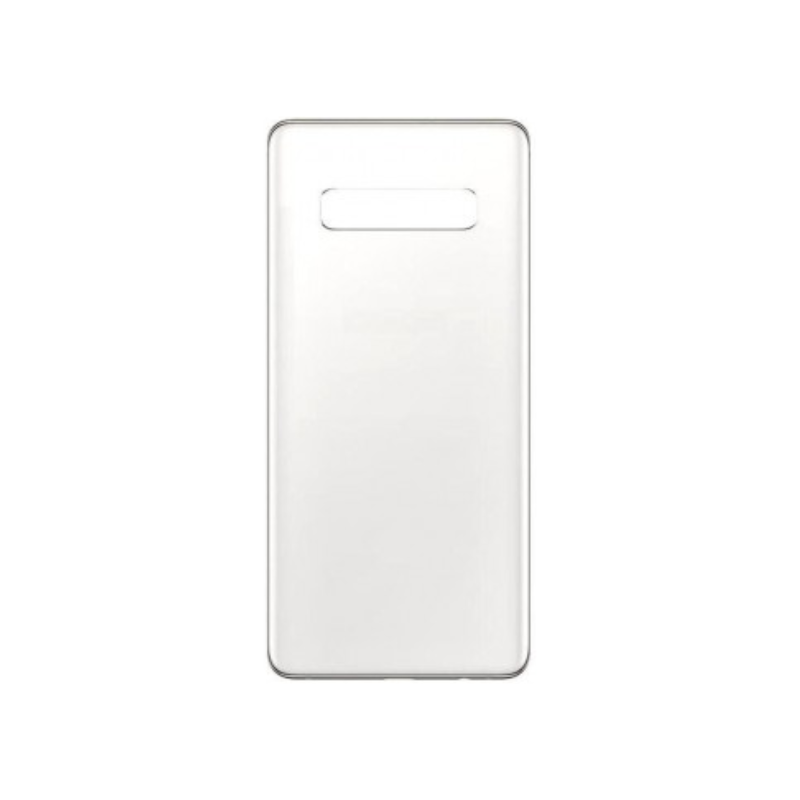 Zadnji poklopac sa staklom kamere Samsung S10+ Bijeli Zadnji poklopac sa staklom kamere Samsung S10+ Bijeli - Image 1