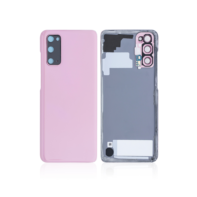 Zadnji poklopac sa staklom kamere Samsung S20 Pink Zadnji poklopac sa staklom kamere Samsung S20 Pink - Image 1