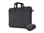 Trust Bologna torba i miš set torba za laptop 16", crna silent miš