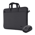 Trust Bologna torba i miš set torba za laptop 16", crna silent miš