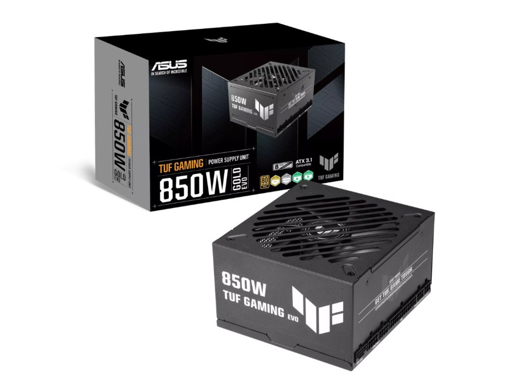 90YE00SA-B0NA00_260910020941383 ASUS PSU 850G TUF Gaming EVO Gold, 850W, ATX3.1, 80plus Gold - Image 1