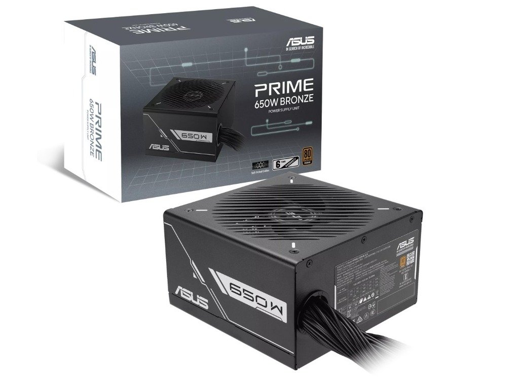 90YE00Y1-B0NA00_260623010618021 ASUS PRIME-650B-BLACK 650W bronze, 80+ - Image 1