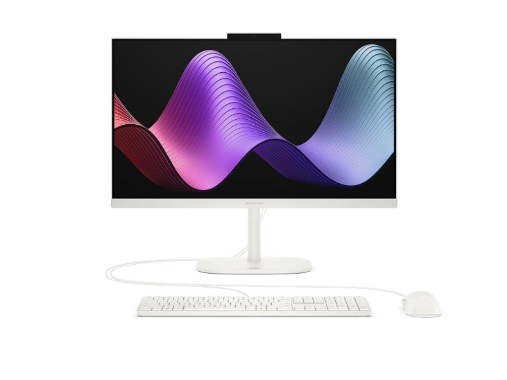 DS0B1EABED_260921110948406 HP OmniStudio AiO 24-cv0018ny23,8" NT, Ryzen 5 40,16GB,512GB,Freedos,WLAN, peiferija, bijeli - Image 1