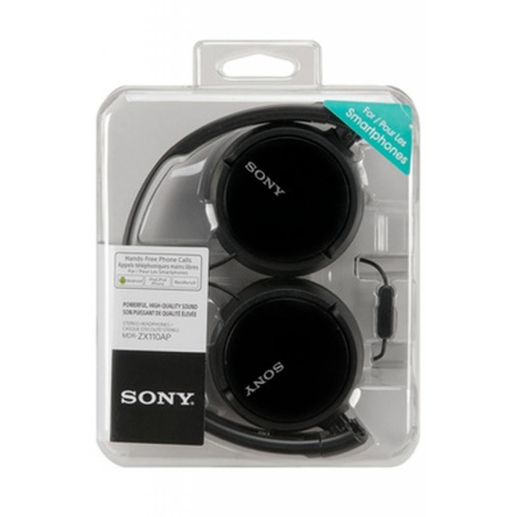 MDRZX110APB.CE7_200505105116215 Sony slusalice ZX110A crnenaglavne, sa mikrofonom - Image 1