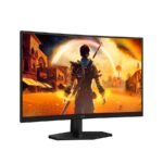 Monitor AOC Gaming C27G42ZE Curved 27", FHD (1920x1080), Fast VA, 1500R, 260Hz (OC), 1ms (GtG), 300 cd/m2, 3000:1, Adaptive Sync, HDR10, 1x HDMI 2.0 - Image 2